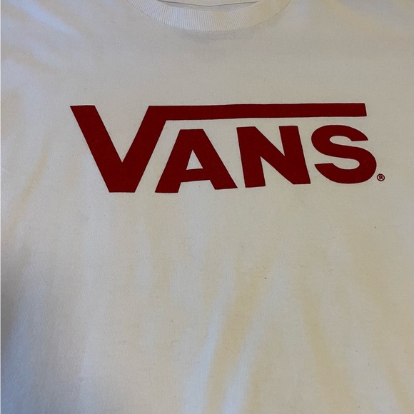 Vans Classic Logo T- Shirt Size Medium Off the Wall Skateboarding Spell Out‎ Tee - Picture 3 of 4